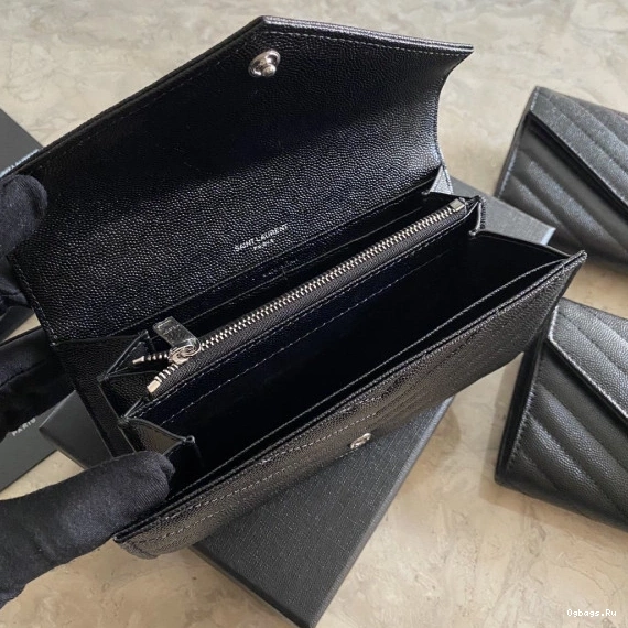 YSL MONOGRAM WALLET FLAP LARGE 0727